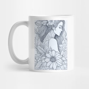 Coloring pregnant woman Mug